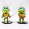 Classic Ninja Turtles Model Action Figures Set Adorable Pvc Cake Toppers Blind Box Toys