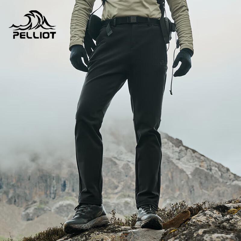 Pelliot Men's Lined Softshell Hiking Pants