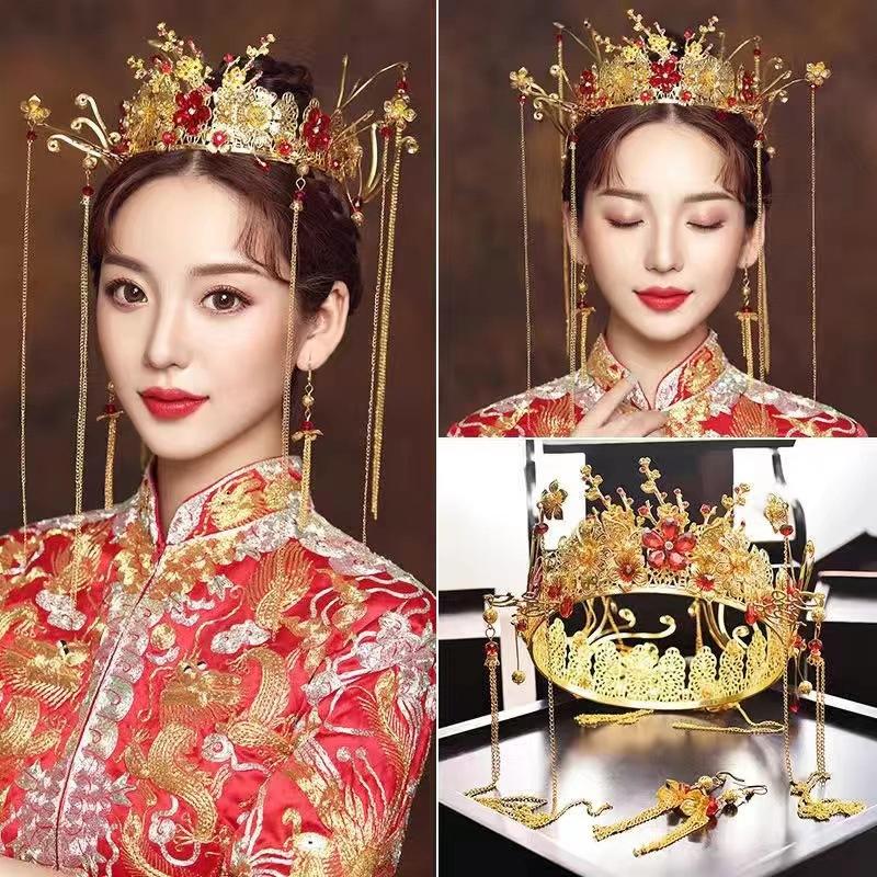 

4 шт./компл. женские ханьфу гребни для волос традиционные свадебные аксессуары для волос ювелирные изделия свадебный головной убор