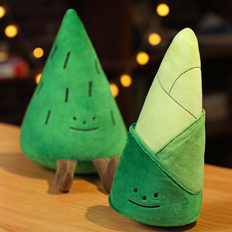 Cross-Border Cute Pine Tree Bamboo Shoot Plush Pillow Toy for Kids