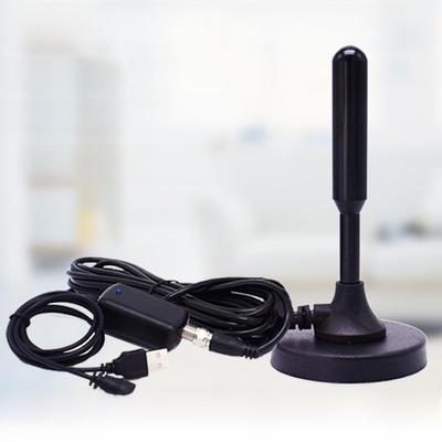Antena de TV para interiores DTMB con amplificador DVB-T2 y ventosa extendida