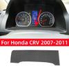 Für Honda CRV 2007 2008 2009 2010 2011 Zubehör Kohlefaser Innenraum Auto Tachometer Unteres Panel Dekor Aufkleber Abdeckung Zierleiste