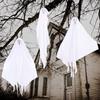 1-10PCSHalloween Hanging Light Up Ghost Decoration White Scary Spirit Prop for Door Haunted House Escape Room Horror Scene Decor