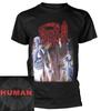 Camiseta Death Humana SXXL Camiseta Auténtica Camiseta de Banda Death Metal