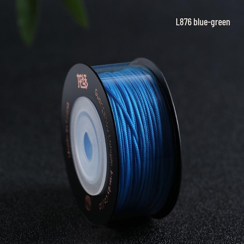 Dragon Knot High-A Jade Thread: Eco-friendly, Colorfast Jewelry Weaving Cord, 79 Colors, Handmade DIY Bracelet Material.