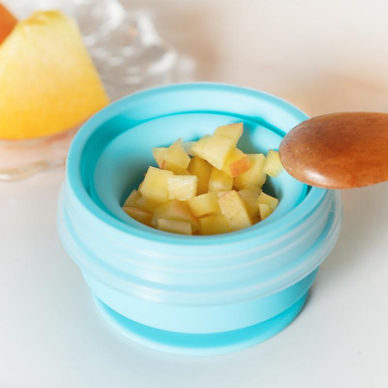 Portable Foldable Ice Ball Cup Food Grade Silicone Ice Ball Mold With Straw For Any Drink Reusable Travel Water Bottle