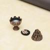 Mini Hollow Metal Small Incense Burner, Home Interior Decoration Ornament, Auspicious Cloud Incense Burner
