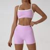 Women's Slim Fit Color Block Yoga Suit - Naked Feeling Outdoor Sportswear Set