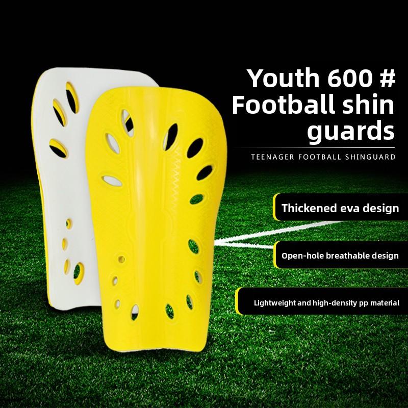 1Pair Football Shields Soccer Shin Guards Kits For Children Man Protective Gear Breathable Plastic Safety Shin Pads 5 Colors