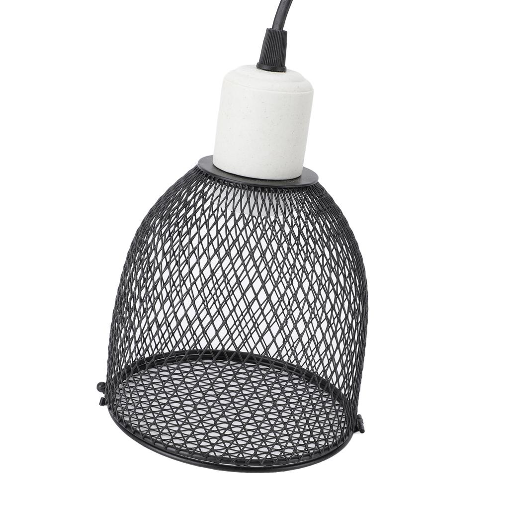 Reptile Heating Lamp Cap Iron Ceramic Anti Scald Adjustable Size Improved Comfort Turtle Heat Dome