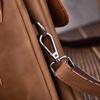 Double-layer Pocket Crazy Horse Leather Korean Men's Bag Casual Backpack Trend Waist Bag Shoulder Crossbody Bags
