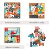 Toddler Wooden Puzzle Block With Traffic And Animal Shapes For Early Education Play