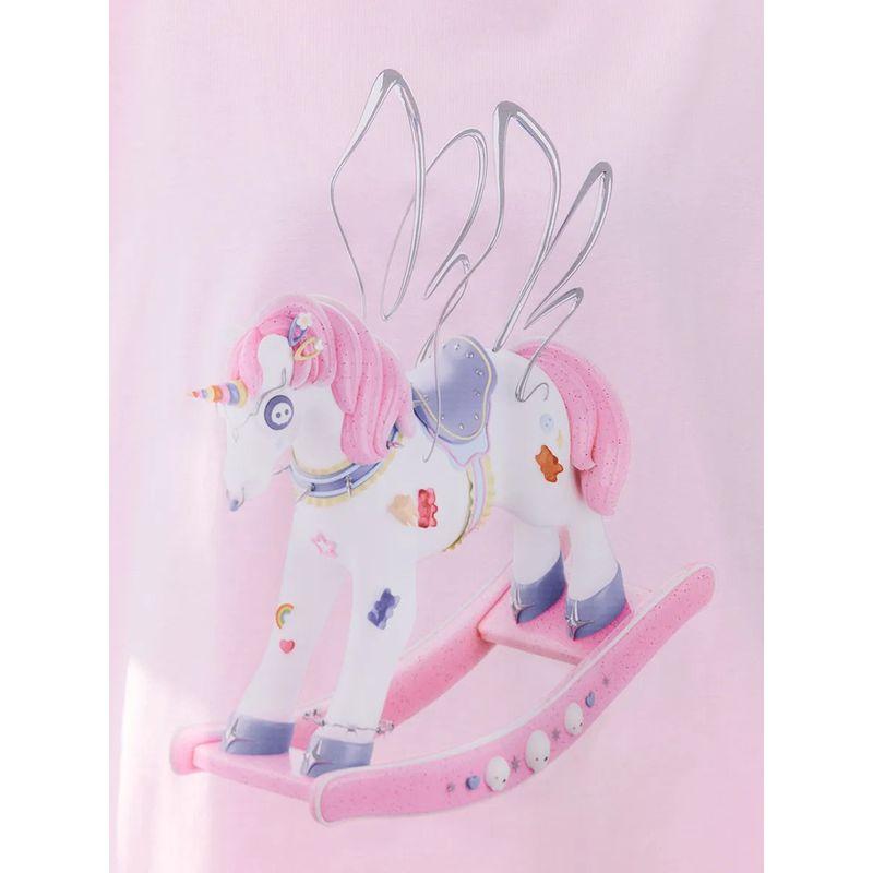 New Fashion T-shirt Fashion Wind New Fashion Casual Loose round Neck Print Cotton T-shirt Top