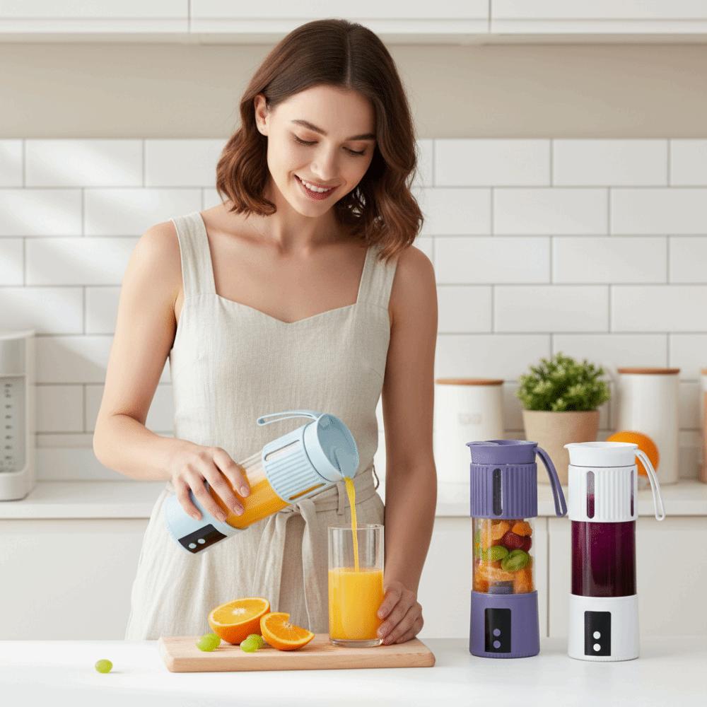 Rechargeable Electric Fresh Juice Cup Portable Mini Juice Mixer Fruit Blender Summer