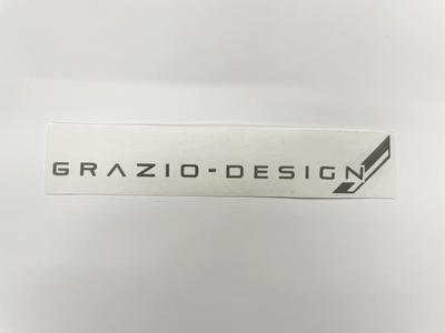 Grazio & Co. DESIGN Aufkleber B W150 Silber