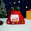 Snowman Santa Claus Storage Bag Candy Bags Christmas Gift Bag Xmas Drawstring Bags Wrapping Pouch