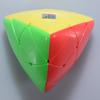 3x3 Pyramorphix Zauberwürfel Stickerlos Gehirnjogging Skewb Würfel Puzzle Spielzeug für Zauberwürfel Anfänger