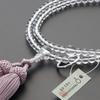 Buddhist Altar Shop Takita Shoten Buddhist Prayer Beads, Soto Zen Zen Buddhist Formal Prayer Beads [Women's], Genuine Crystal, 8-inch, Silk Tassel,