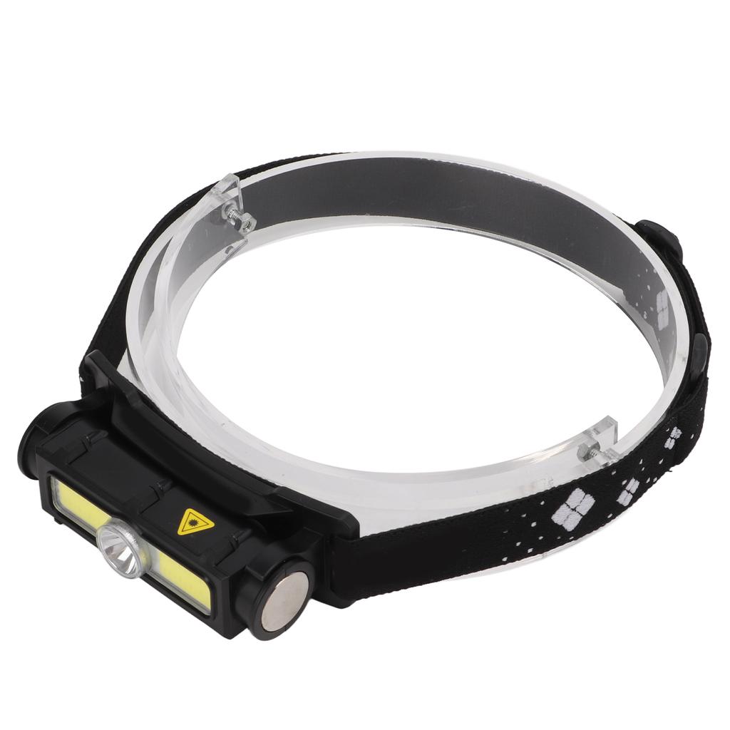 Portable Strong Fishing Headlight 1200mAh Battery Capacity Outdoor Headlamp for Running