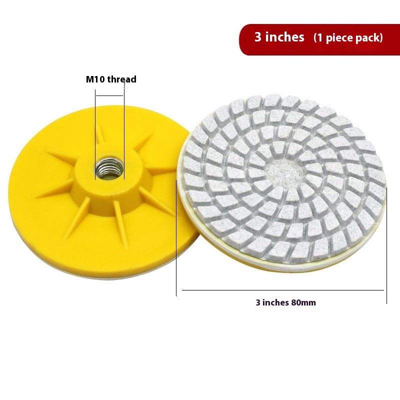 80Mm Ceramic Tile Trimming Polishing Disc Angle Grinder Dry Polishing Marble Quartz Stone Chamfering Grinding Edge