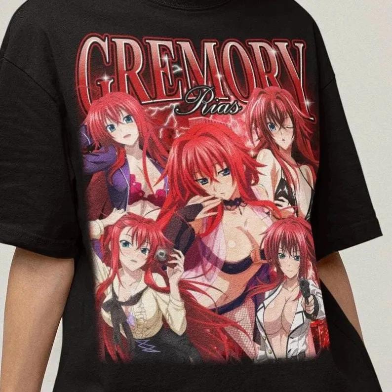 Rias DxD Girl Anime Waifu Cosplay Unisex TShirt Gift Unisex 15 S