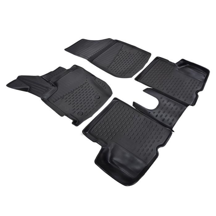 J&J AUTOMOTIVE | Exclusive 3D Rubber Floor Mats For Renault Captur 2013-2019