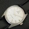 VINTAGE ENICAR STAR JEWELS HAND-WINDING SWISS MENS WHITE DIAL WATCH A702036-5 R208-a702036