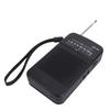 Portable AM FM Radio Rechargeable Handheld Pocket Radio with Headphone Jack Loud Speaker 13in Long Antenna for Home