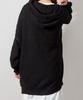 Cable Knit Black ATN-0024 [At One] Hoodie, Women's, M-L,