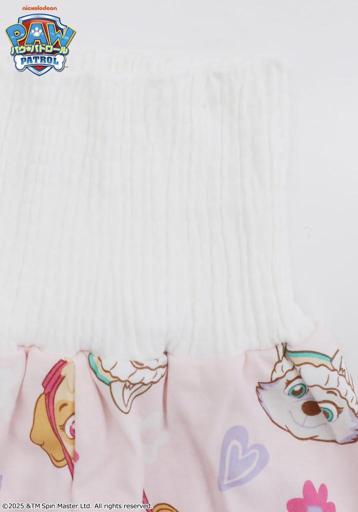 Kai-Tak Family Paw Patrol Kids' Baby Pajamas, Long Sleeves with Belly Warmer, Spring/Autumn, 80cm/90cm (80cm, Pink)