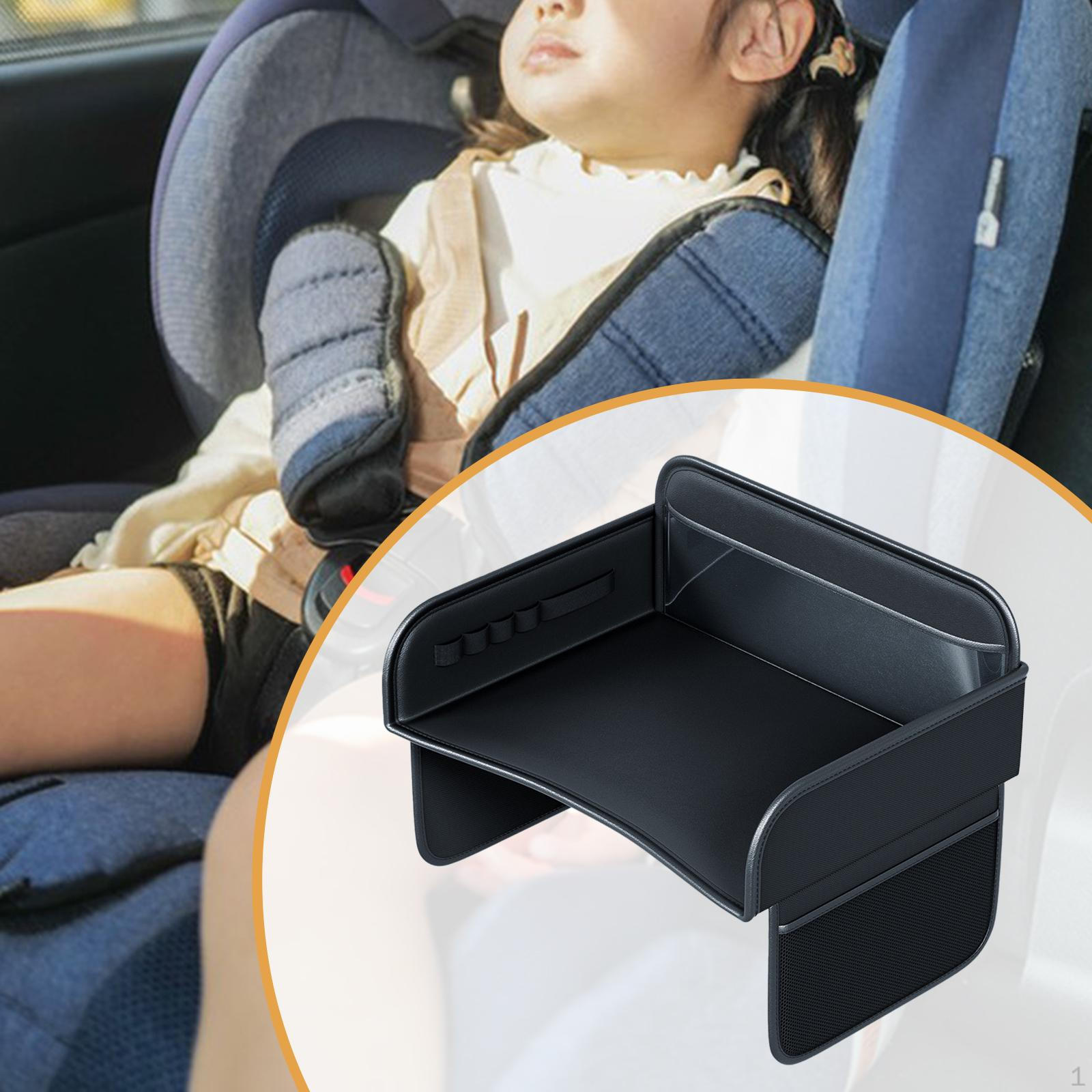 

Дитячий дорожній столик для сидіння, на коліна, міцний ПВХ, для літака, для хлопчиків та дівчаток, органайзер, підсклянник, для малюків