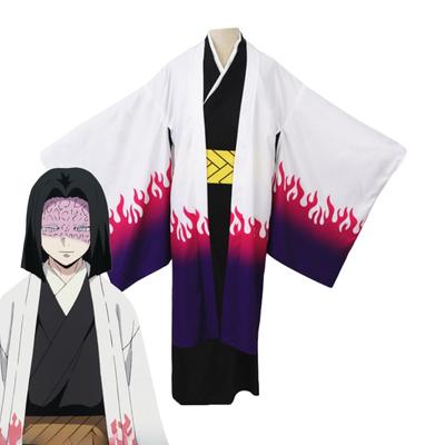 Anime Demon Slayer Kimetsu No Yaiba Ubuyashiki Kagaya Cosplay Japanese Kimono Outfit Halloween Carnival Party Costumes