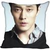 New So Ji Sub KPOP Boy Pillow Cover Bedroom Home Decorative Pillowcase Square Zipper Pillow Cases Satin Soft No Fade 0824