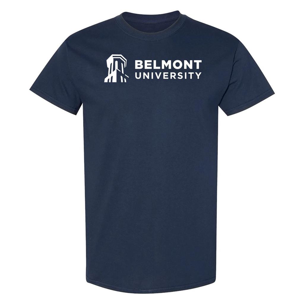 Belmont Bruins Institutional Logo Short Sleeve T-Shirt - Navy