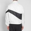 Nike Lab Heritage Stand Collar Zip Jacket With Large Swoosh Men Jackets White Black AA1569-100