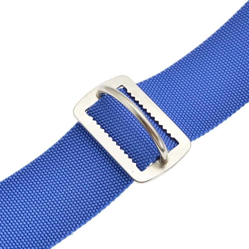 Scubas Diving Sidemount Webbings Strap Fixing Buckles Stainless Steel Knurled Buckles for Underwater Equipment