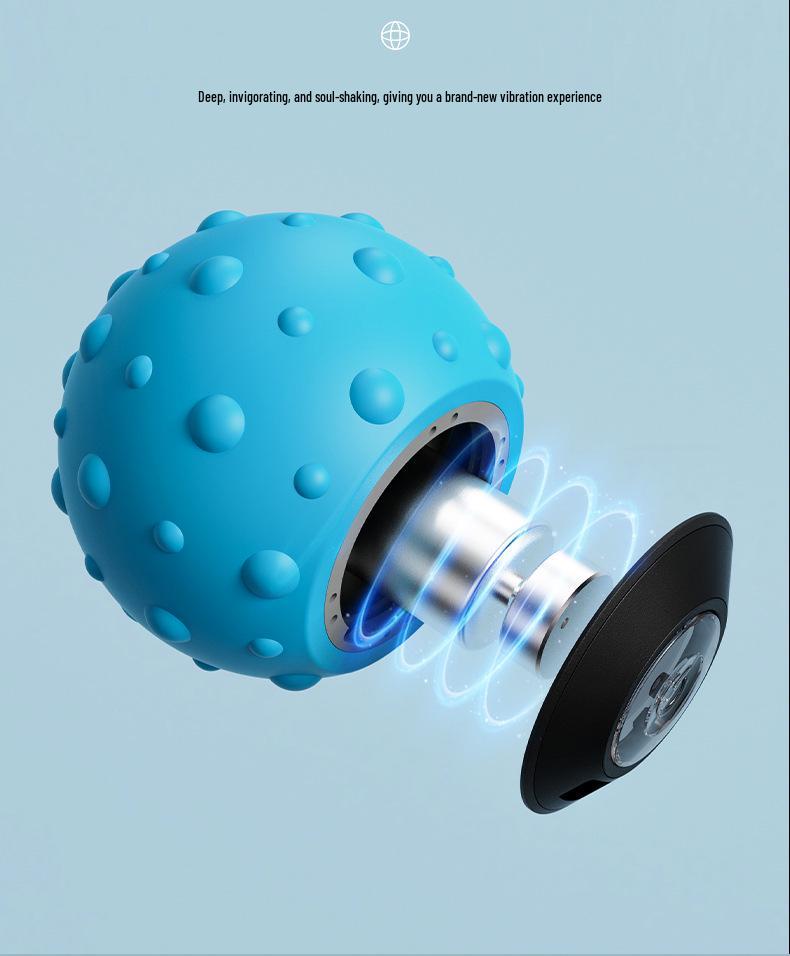 Electric Vibration Massage Ball for Muscle Relaxation and Fitness Yoga