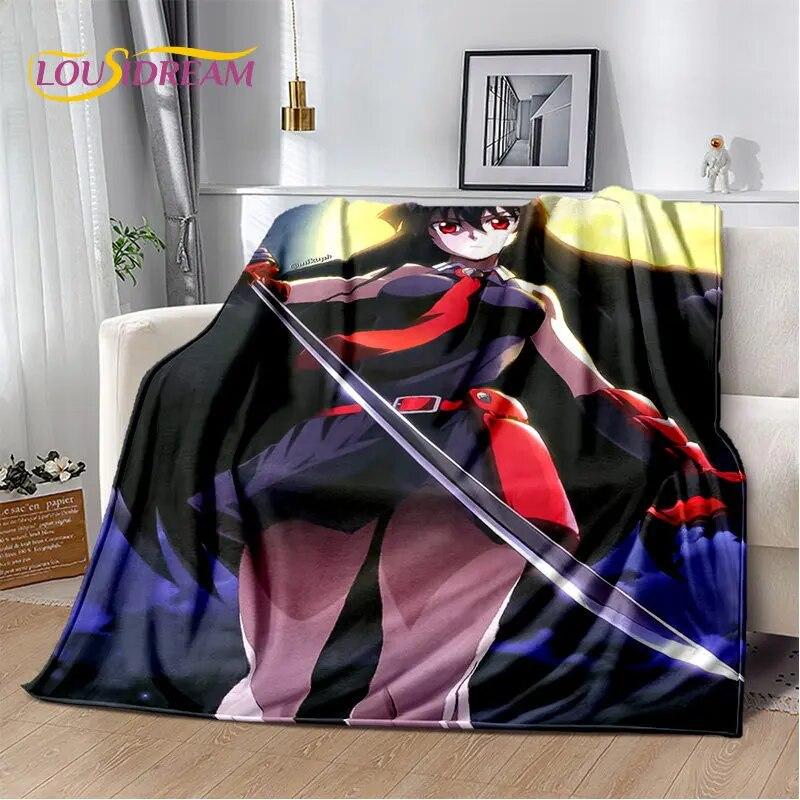 Anime High School D×D Sexy Girl Soft Plush Blanket,Flannel Blanket Throw Blanket for Living Room Bedroom Bed Sofa Picnic Cover