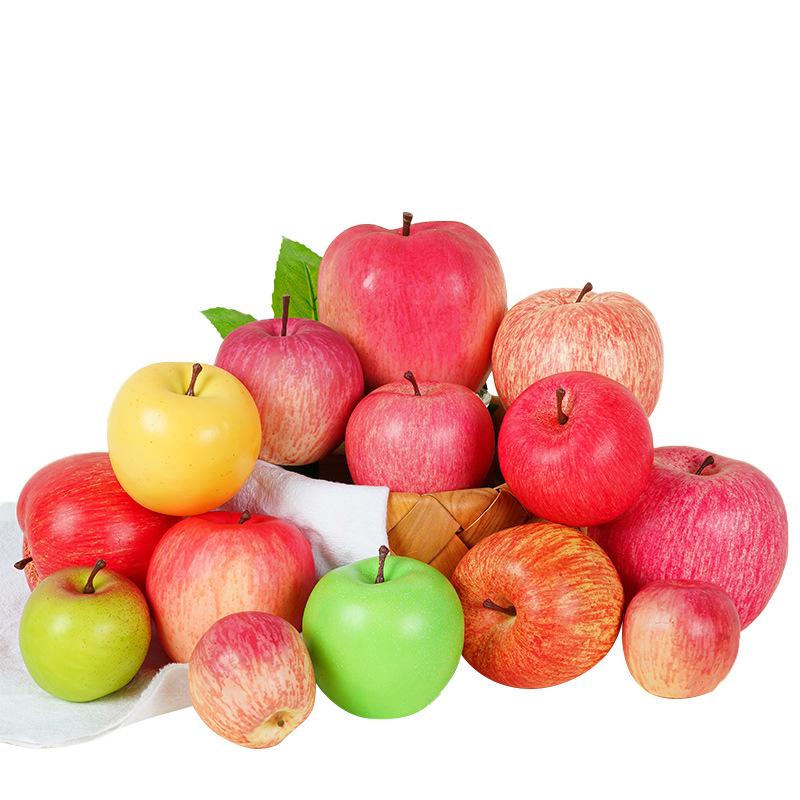 Colorful Apple Foam Fake Fruit Props for Photography, Christmas Decorations, Teaching Aids, and Toys