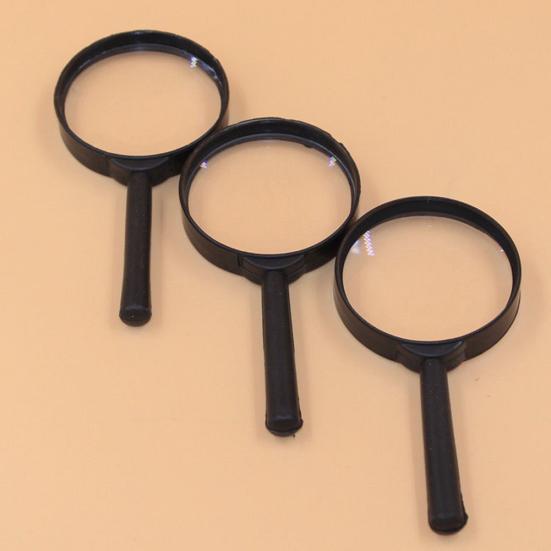 Lupe Handheld 5X Vergrößerung 60mm Glas Handheld Zeitungslesewerkzeuge