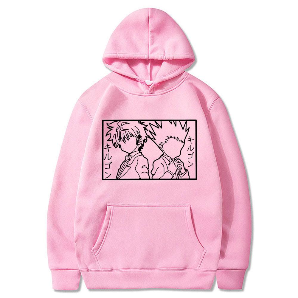 Hunter X Hunter Anime japonez amuzant Killua Eyes Killua Hanorace stil Hanorace Streetwear pentru femei/bărbați Hanorac supradimensionat