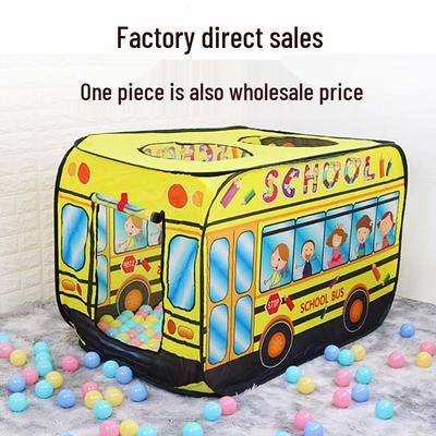 Children's Indoor Play Tent - Fire Truck & Police Car Design