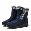 Women's Boots Snow Flat Women Booties Waterproof Shoes Women Side Zipper Ankle Boots Platform Winter Shoes Boots Botas Mujer