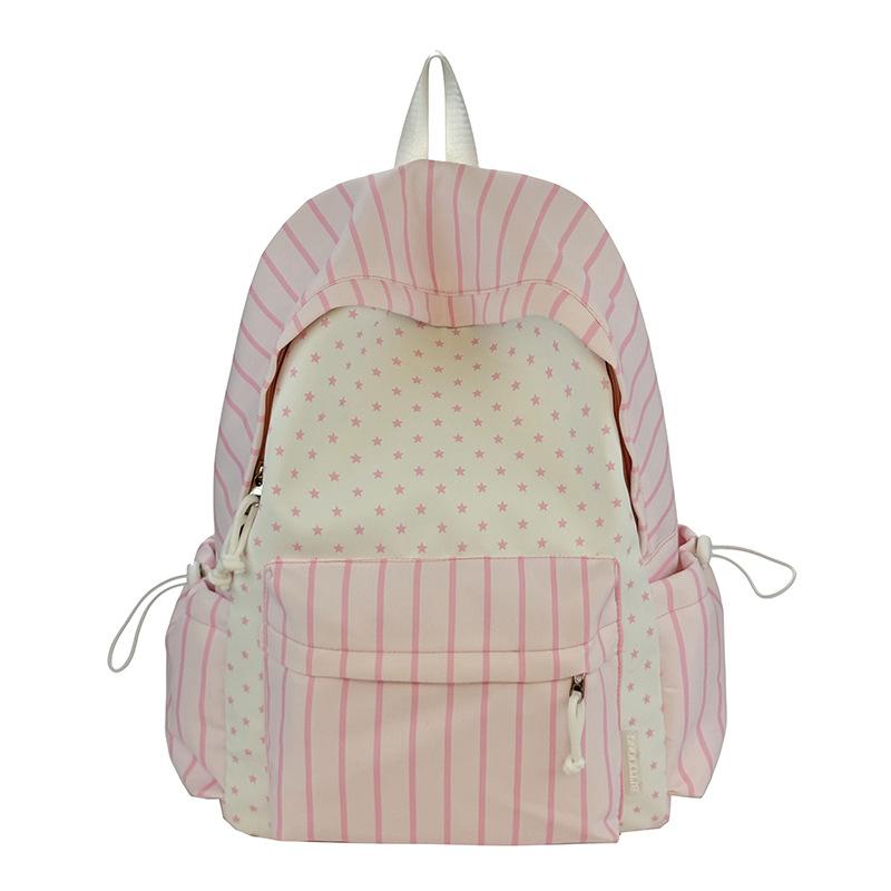Schoolbag wholesale student schoolbag summer milk whirring girlish backpack polka dots full print high value backpack for primary school students