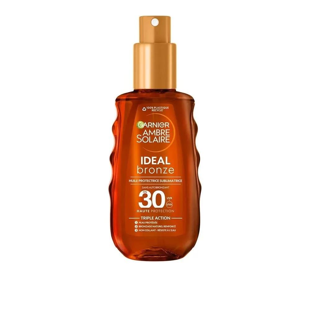 Garnier Sun Protection Oil 150ml 1 Pack Ideal Bronze Ideal Bronze Sun Protection Oil 30 AMBRE