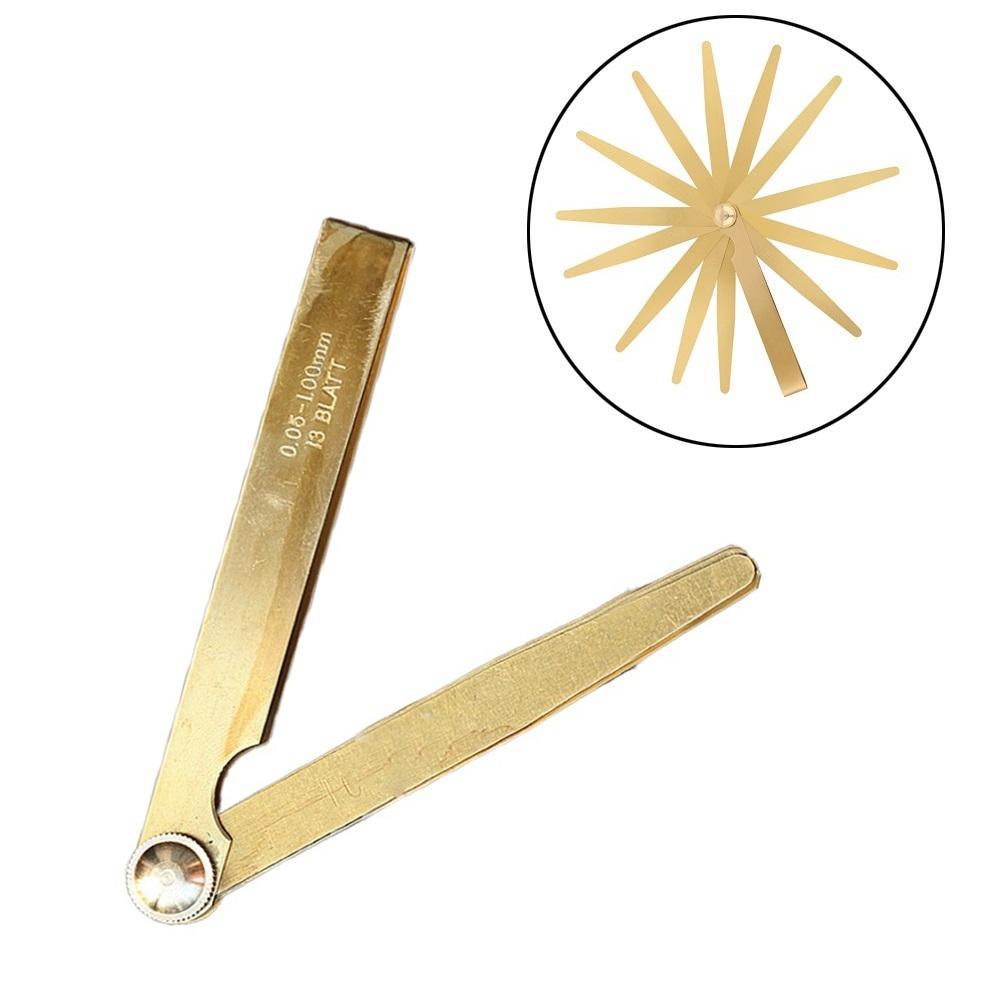 Brass Feeler Gage Engineers Feeler Gauge High Precision Measure Tool Metric