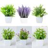 Mini Fake Potted Flowers Bonsai False Plants Artificial Flower Table Decor Simulated Tree Pot Plants Home Garden Decor