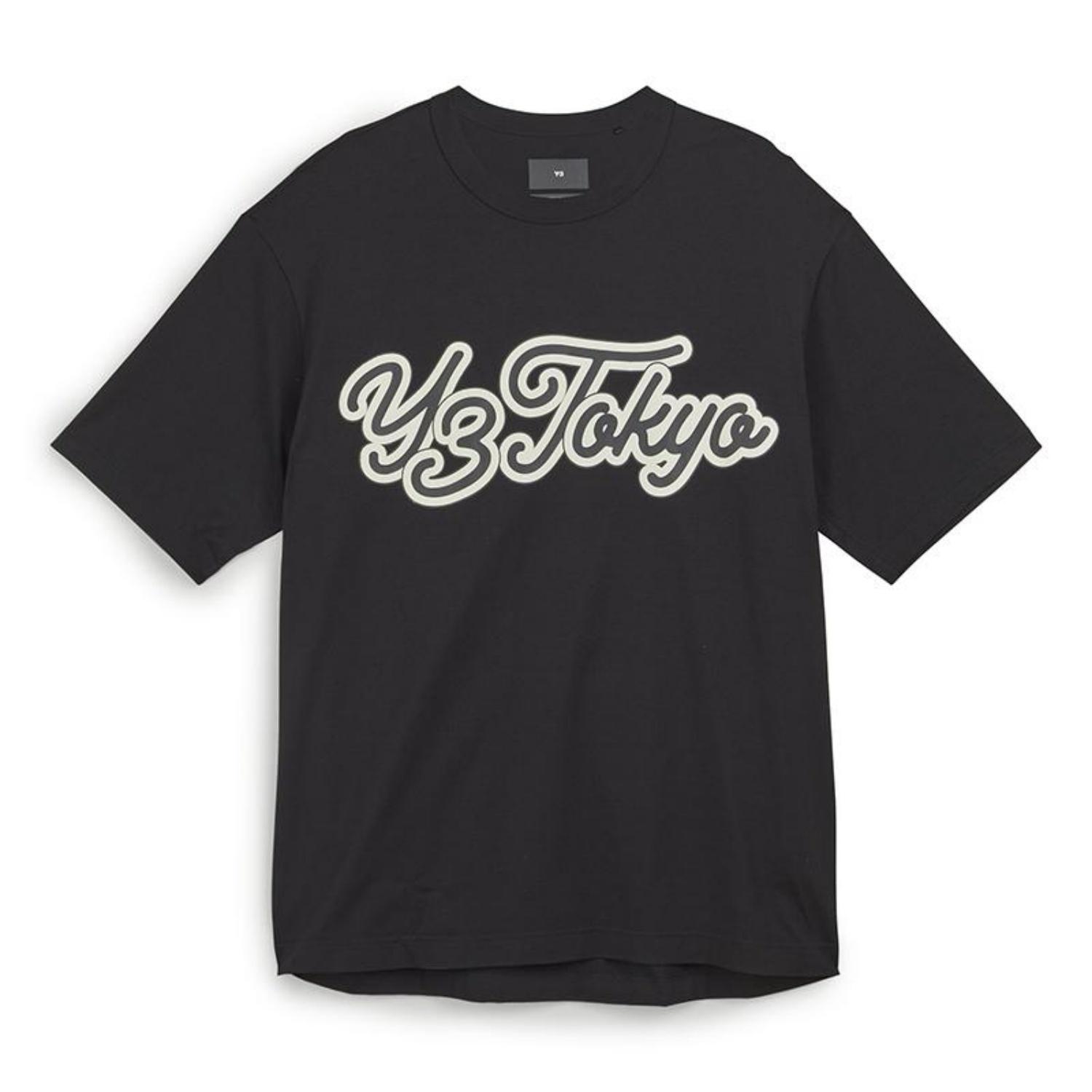Y-3 Gfx 23Ss Loose Fit Logo Print T-Shirt Unisex Tops Black IQ2140 S чёрный