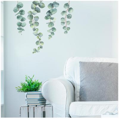 [R3400] - Sheet of Stickers 'Rideau Végétal' Green - 50x70 Cm