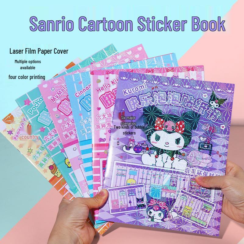 Sanrio Kinder Melody Aufkleber: Vorgeschnitten, Kreative Planerdekoration, Mehrere Stile